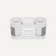 pot double vide en plastique pour affaires de salle de bain